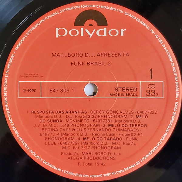 Various - Marlboro D.J. Apresenta Funk Brasil 2