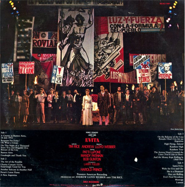 Andrew Lloyd Webber - Evita: Premiere American Recording