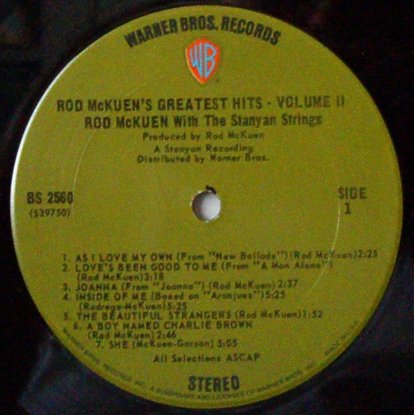 Rod McKuen - Rod McKuen's Greatest Hits-2