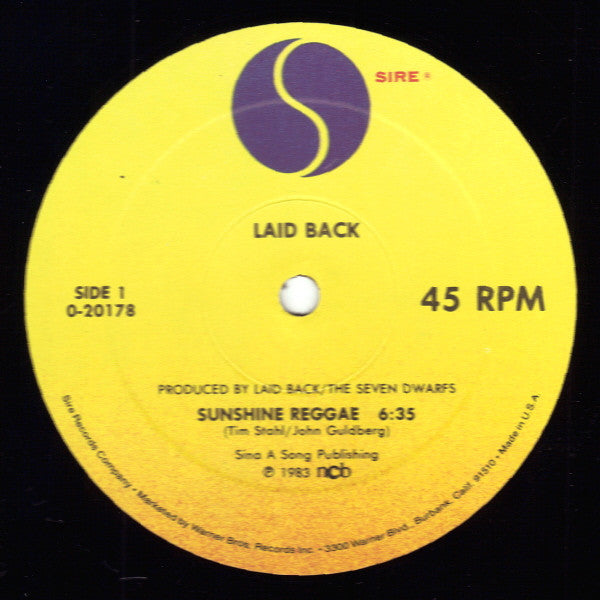 Laid Back - Sunshine Reggae / White Horse