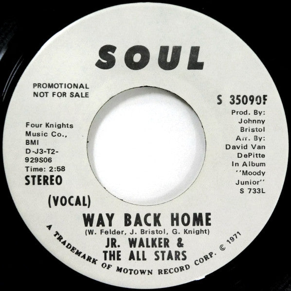 Junior Walker & The All Stars - Way Back Home