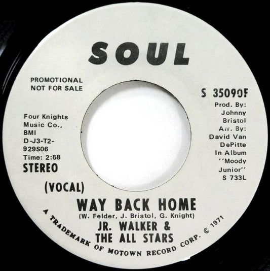 Junior Walker & The All Stars - Way Back Home