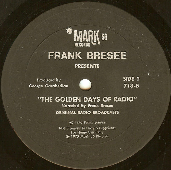 Various - The Golden Days Of Radio