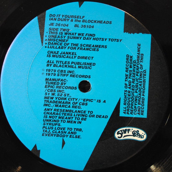 Ian Dury And The Blockheads - Do It Yourself