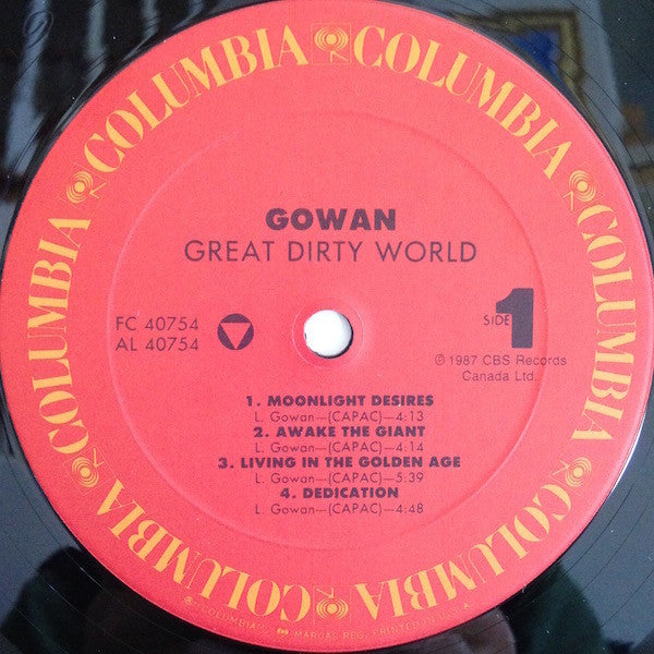 Gowan - Great Dirty World