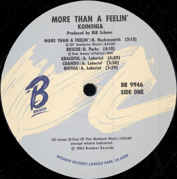 Koinonia - More Than A Feelin'