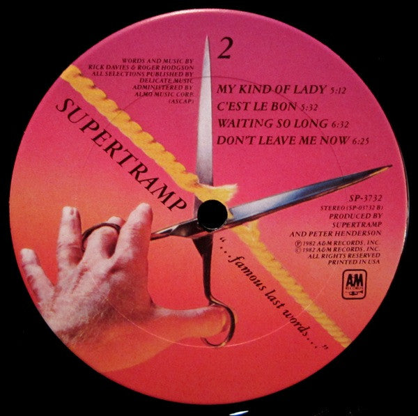 "...Famous Last Words..."