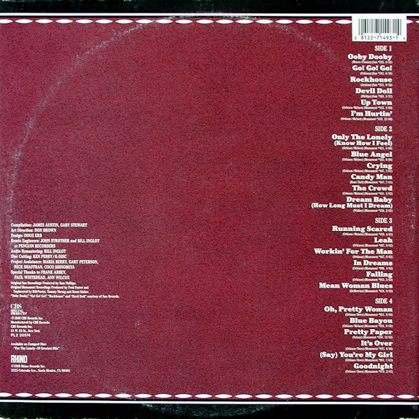 For The Lonely: A Roy Orbison Anthology, 1956-1965