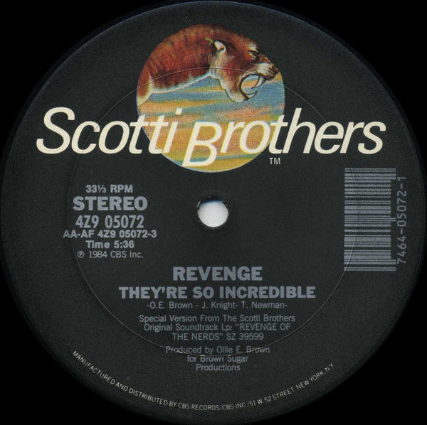 Revenge (5) - They're So Incredible / Don't Talk