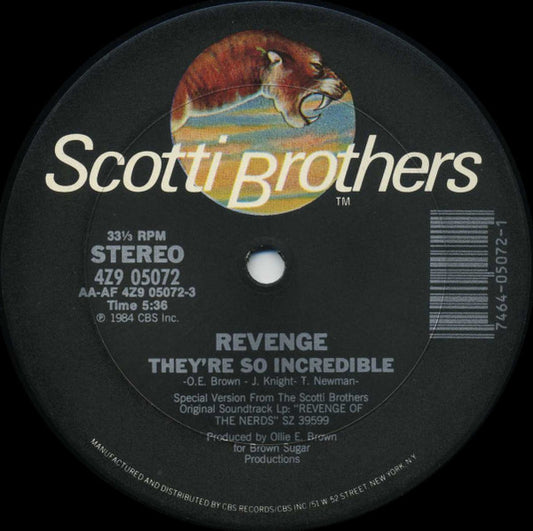 Revenge (5) - They're So Incredible / Don't Talk