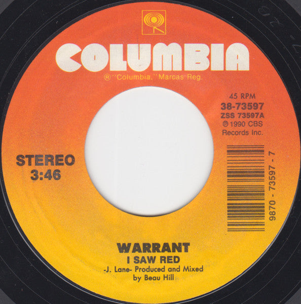 Warrant - I Saw Red