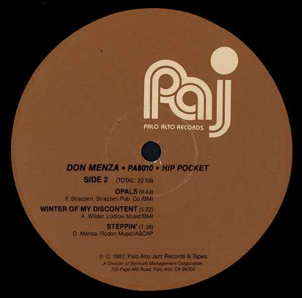 Don Menza - Hip Pocket
