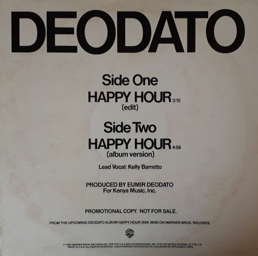 Eumir Deodato - Happy Hour