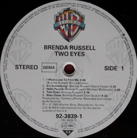 Brenda Russell (2) - Two Eyes