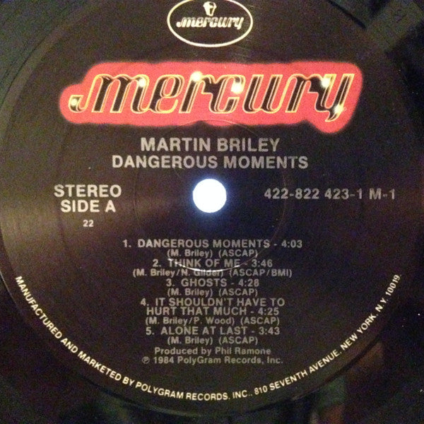 Martin Briley - Dangerous Moments