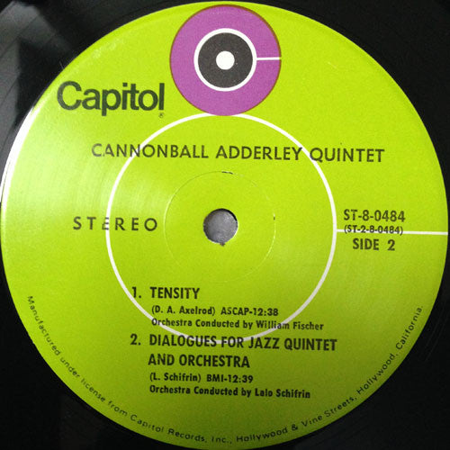 The Cannonball Adderley Quintet And Orchestra