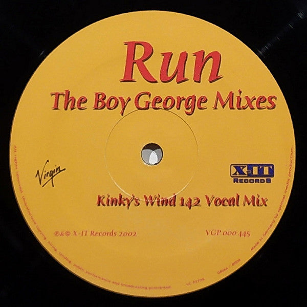 Sash! - Run (The Boy George Mixes)