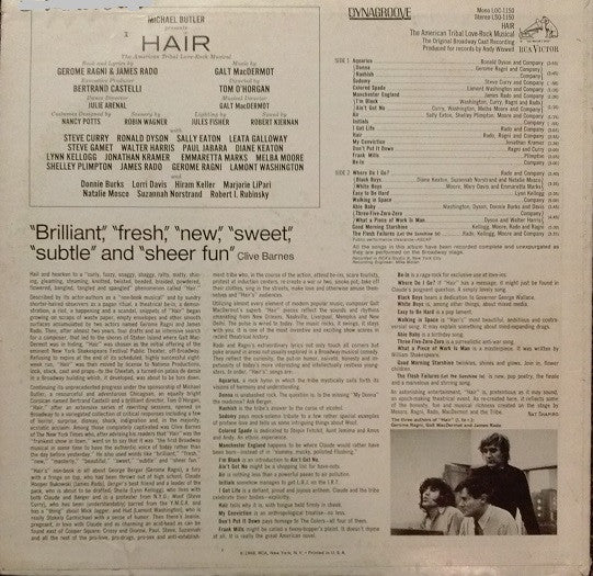 Various - Hair (The American Tribal Love-Rock Musical)