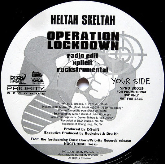 Heltah Skeltah - Operation Lockdown / Da Wiggy