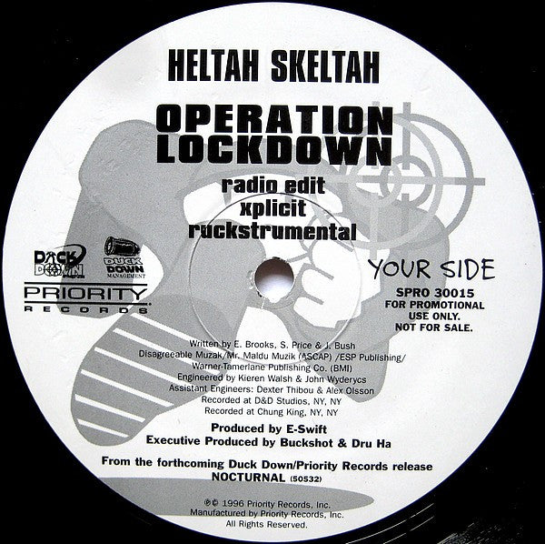 Heltah Skeltah - Operation Lockdown / Da Wiggy