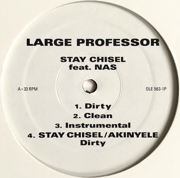 Large Professor - Stay Chisel / Akinyele