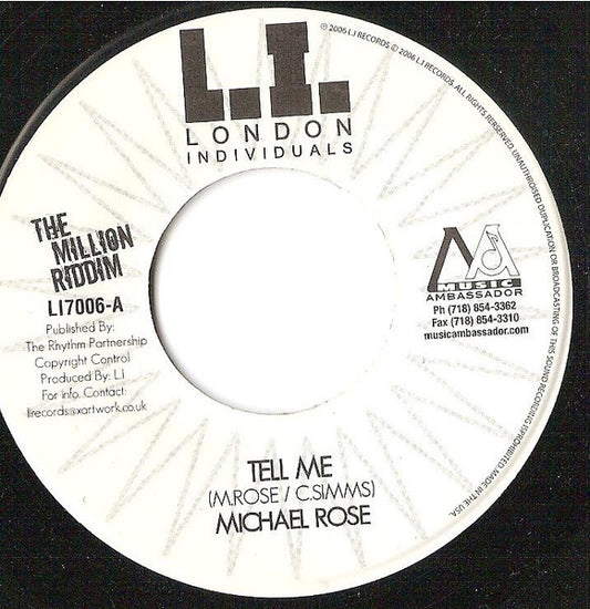 Michael Rose - Tell Me / Sticky Pt. 2