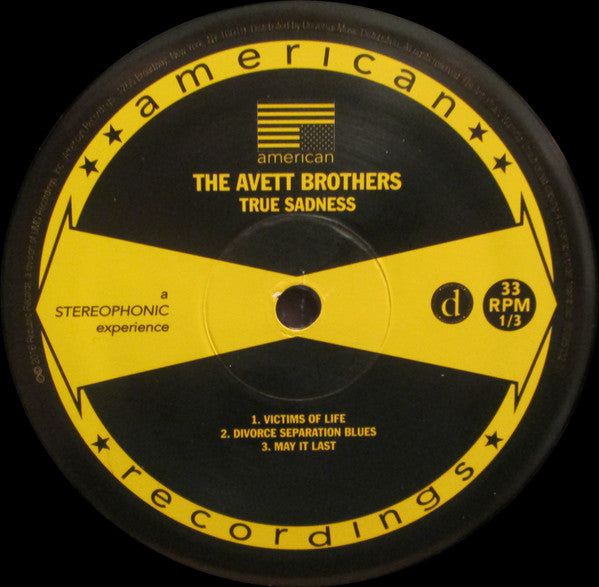 The Avett Brothers - True Sadness