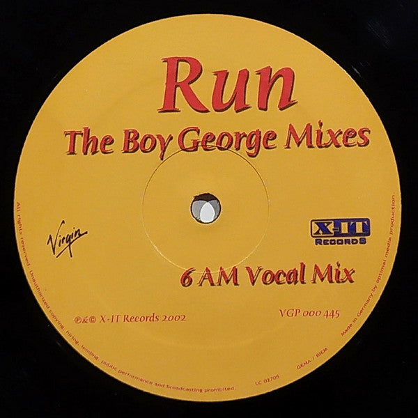 Sash! - Run (The Boy George Mixes)