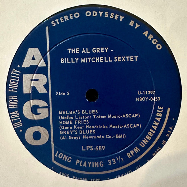The Al Grey - Billy Mitchell Sextet - The Al Grey - Billy Mitchell Sextet