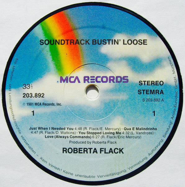 Roberta Flack - Bustin' Loose (Music From The Original Motion Picture Soundtrack)