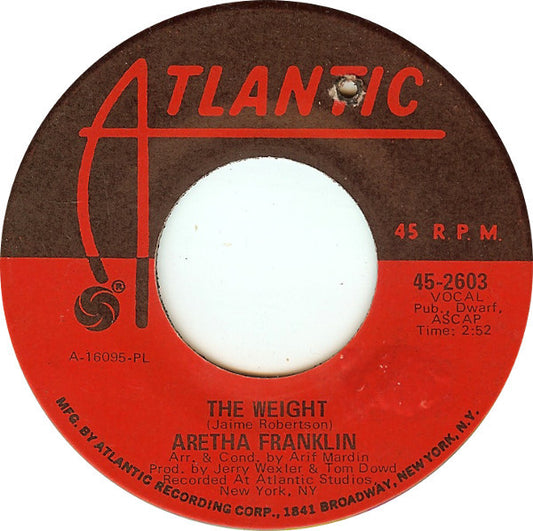 Aretha Franklin - The Weight / Tracks Of My Tears