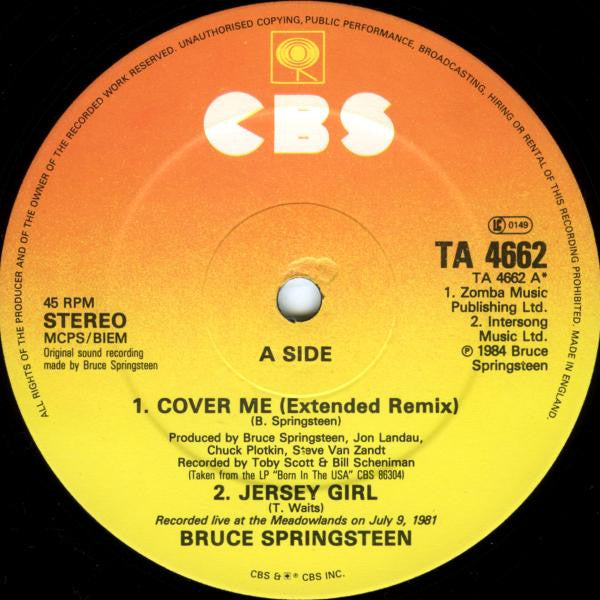 Bruce Springsteen - Cover Me (Extended Dance Mix)