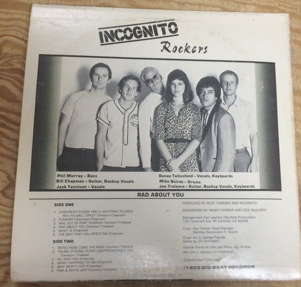 Incognito Rockers - Rad About You