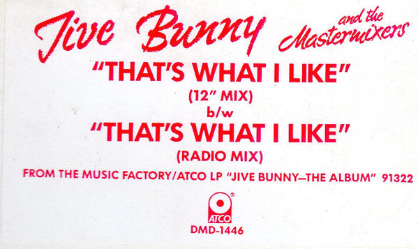 Jive Bunny And The Mastermixers - That's What I Like