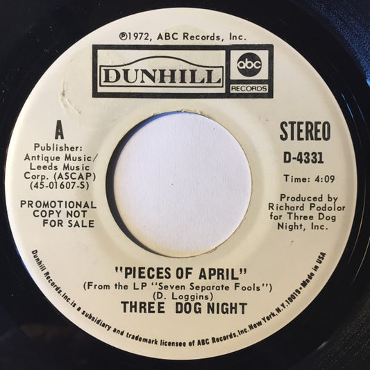Three Dog Night - Pieces Of April