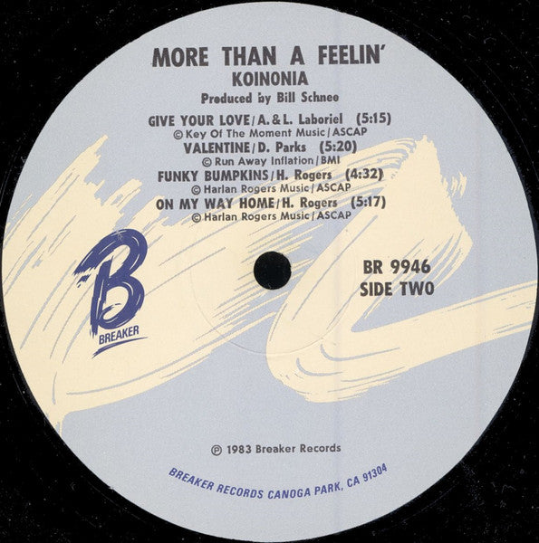 Koinonia - More Than A Feelin'