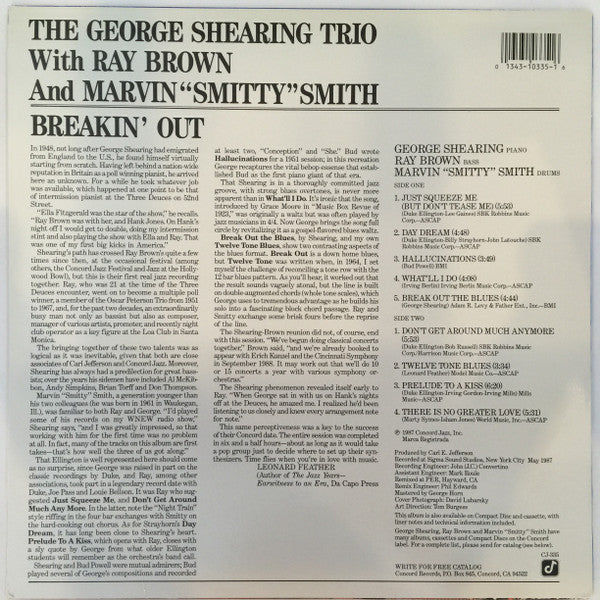 George Shearing Trio - Breakin' Out