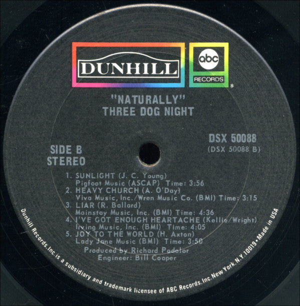 Three Dog Night - Naturally