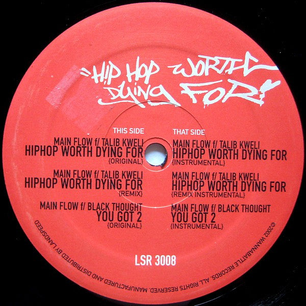 Main Flow - Hip Hop Worth Dying For