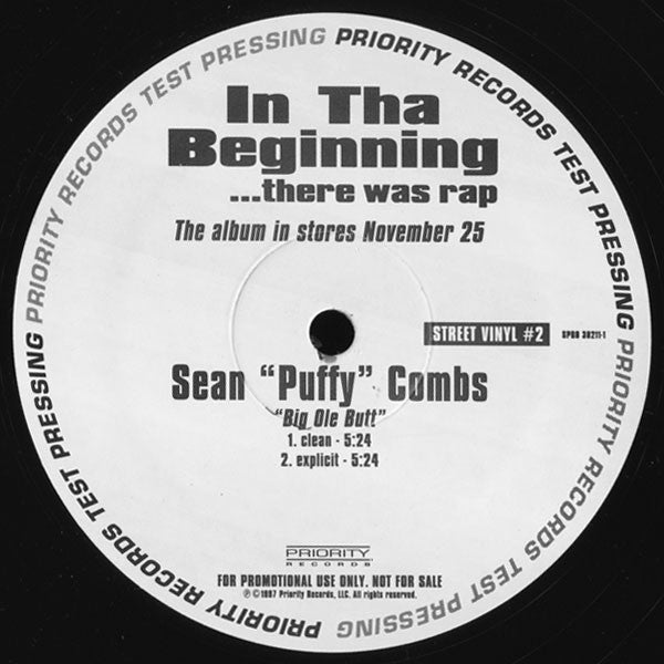 Sean Combs - Big Ole Butt / I'm Still #1