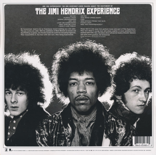 The Jimi Hendrix Experience - Are You Experienced [180g, 2014]