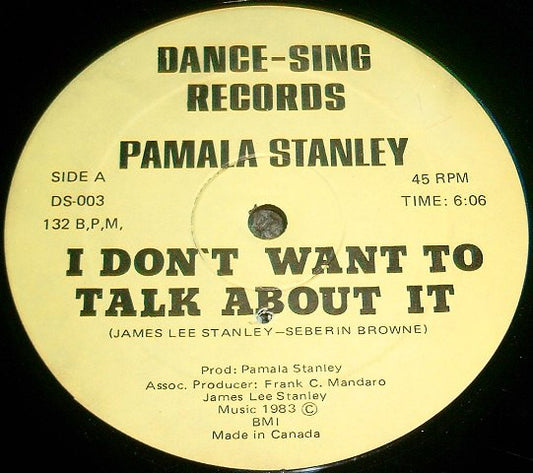 Pamala Stanley - I Don't Want To Talk About It
