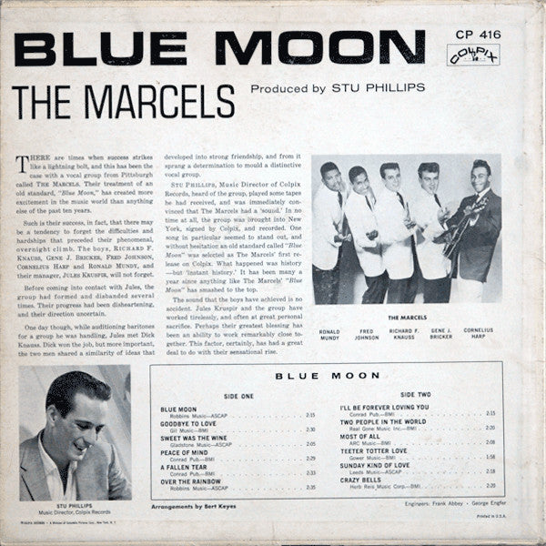 The Marcels - Blue Moon