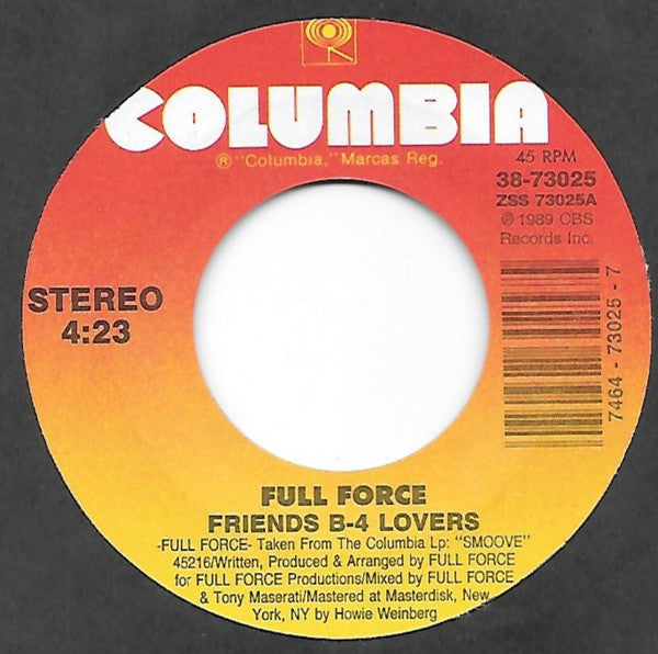 Full Force - Friends B-4 Lovers