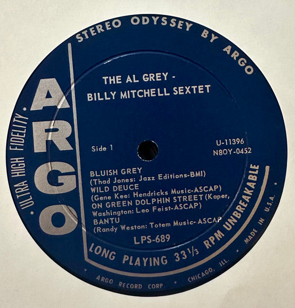 The Al Grey - Billy Mitchell Sextet - The Al Grey - Billy Mitchell Sextet