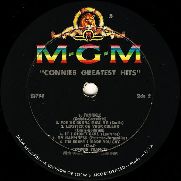 Connie Francis - Connie's Greatest Hits