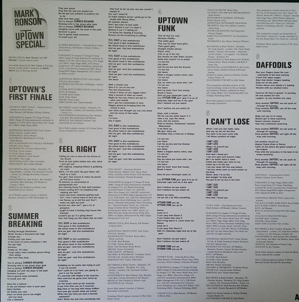 Mark Ronson - Uptown Special (YELLOW VINYL)