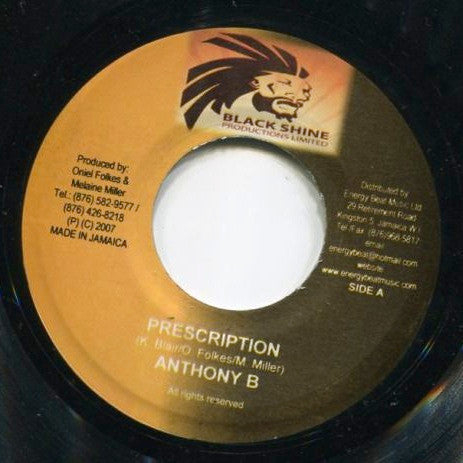 Anthony B - Prescription