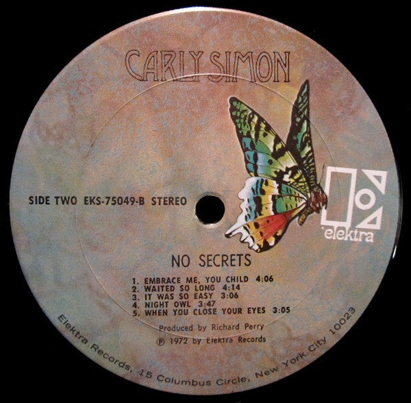 Carly Simon - No Secrets