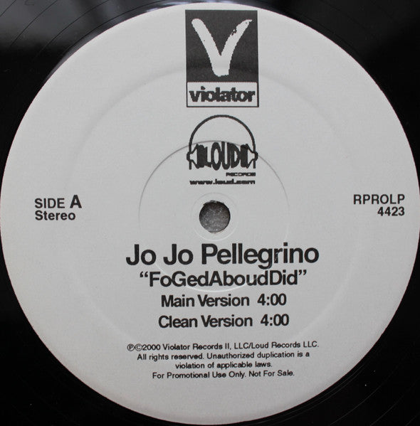 JoJo Pellegrino - FoGedAboudDid